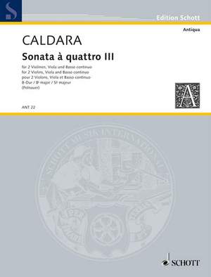 Caldara, Antonio: Sonata a quattro
