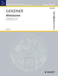 Genzmer, Harald: Miniatures GeWV 332