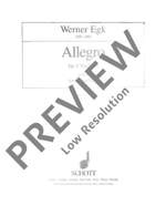 Egk, Werner: Allegro Product Image