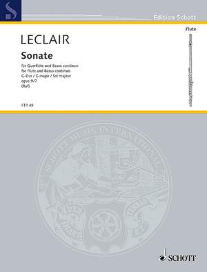 Leclair, Jean-Marie: Sonata in G major op. 9/7
