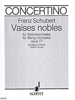 Schubert, Franz: Valses nobles op. 77 D 969