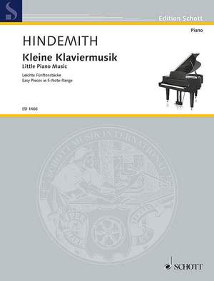 Hindemith, Paul: Little piano music op. 45/4