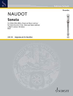 Naudot, Jacques-Christophe: Sonata C minor