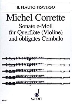Corrette, Michel: Sonata E minor op. 25/4