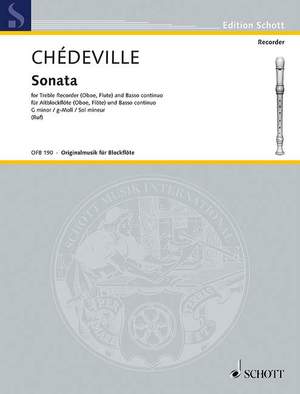 Chédeville, Esprit-Philippe: Sonata G minor op. 10/9