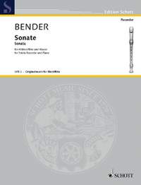 Bender, Wilhelm: Sonata