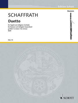 Schaffrath, Christoph: Duetto G minor