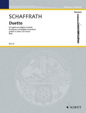Schaffrath, Christoph: Duetto G minor