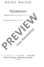 Walter, Heinz: Variationen Product Image