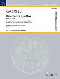 Gabrieli, Andrea: Ricercari