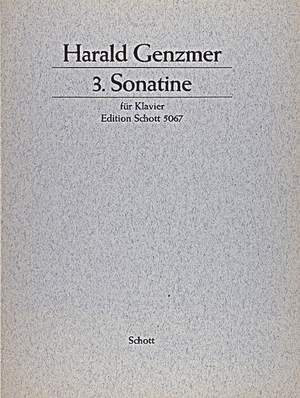 Genzmer, Harald: Piano Sonatina No. 3 GeWV 374