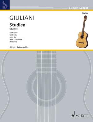 Giuliani, Mauro: Studies for Guitar op. 1a