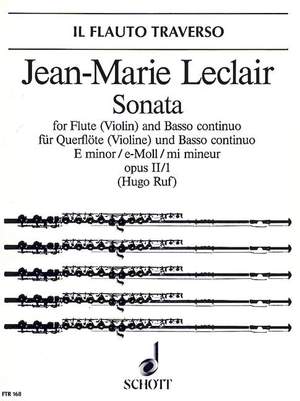 Leclair, Jean-Marie: Sonata E minor op. 2/1