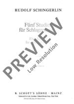 Schingerlin, Rudolf: 5 Studies Product Image