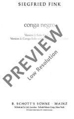 Fink, Siegfried: Conga Negro Product Image