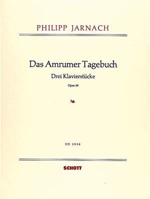Jarnach, Philipp: Das Amrumer Tagebuch op. 30