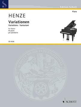 Henze, Hans Werner: Variations for piano op. 13
