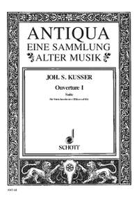 Kusser, Sigismund: Overture I