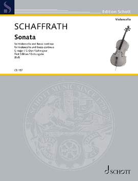 Schaffrath, Christoph: Sonata in G major