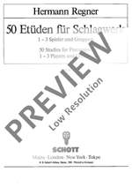 Regner, Hermann: 50 Etudes Product Image