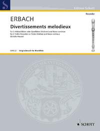 Erbach, Friedrich Karl Graf zu: Divertissements melodieux