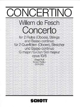 Fesch, Willem de: Concerto G major op. 10/8