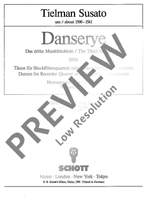 Susato, Tilman: Danserye Product Image
