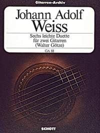 Weiß, Johann Adolf: 6 easy Duets