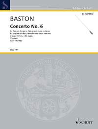 Baston, John: Concerto No. 6 D Major
