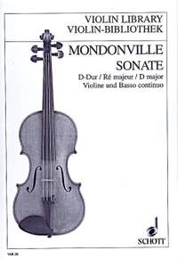 Mondonville, Jean-Joseph de: Sonata in D Major op. 1/3