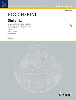 Boccherini, Luigi: Sinfonie G 500
