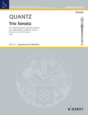Quantz, Johann Joachim: Trio Sonata D minor