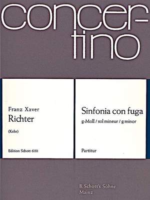 Richter, Franz Xaver: Symphony with fugue G Minor