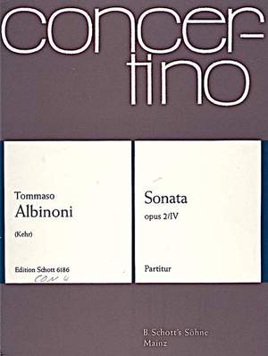 Albinoni, Tomaso: Sonata C Minor op. 2/4