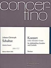 Schultze, Johann Christoph: Concerto G Major