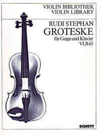 Stephan, Rudi: Groteske