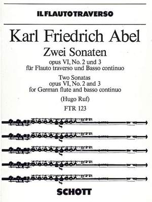 Abel, Carl Friedrich: Two Sonatas op. 6/2 + 3