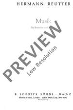 Reutter, Hermann: Musik Product Image
