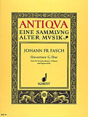 Fasch, Johann Friedrich: Overture G major