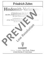Zehm, Friedrich: Hindemith Variations Product Image