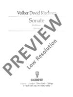 Kirchner, Volker David: Sonata Product Image