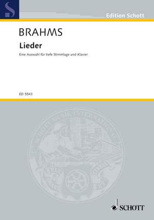 Brahms, Johannes: Lieder