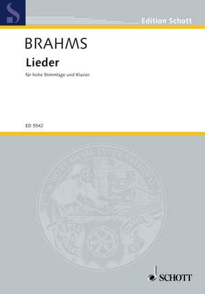 Brahms, Johannes: Lieder