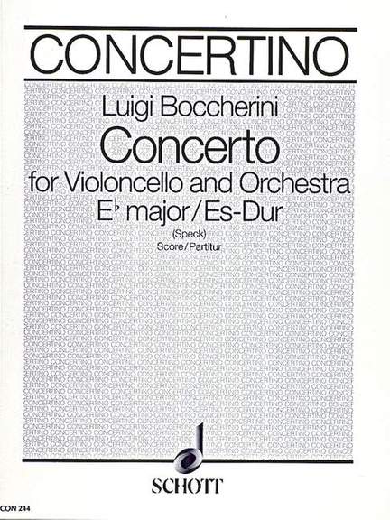 Boccherini, Luigi: Concerto E flat Major