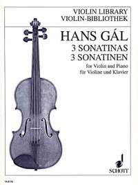 Gál, Hans: 3 Sonatinas op. 71/1-3