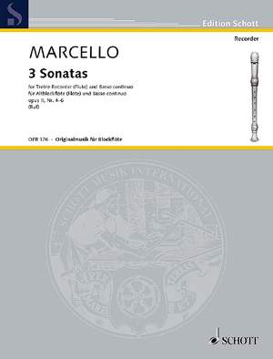 Marcello, Benedetto: 3 Sonatas Band 2 op. 2