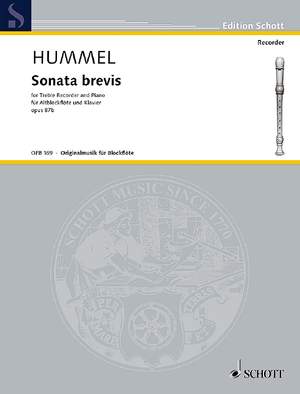 Hummel, Bertold: Sonata brevis op. 87b
