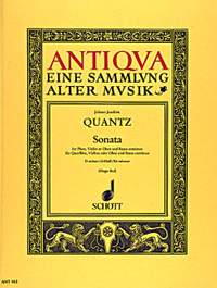 Quantz, Johann Joachim: Sonata d minor