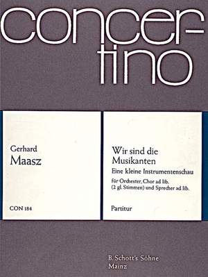Maasz, Gerhard: Wir sind die Musikanten