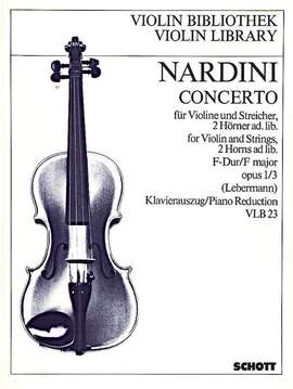 Nardini, Pietro: Concerto F Major op. 1/3